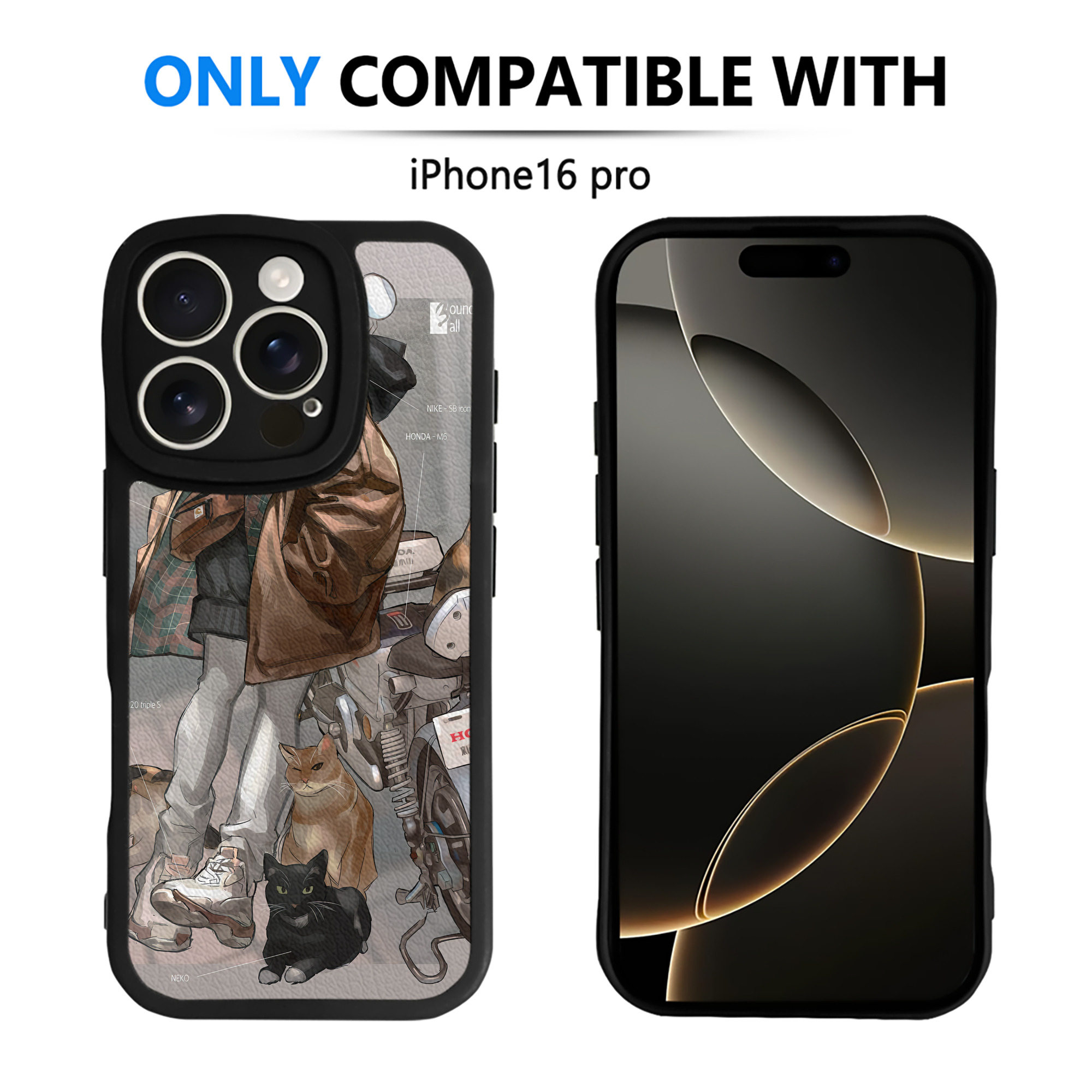 （画像用） ハイキュー!! Haikyu!! 【iPhone 16シリーズ対応】シリコンスマホケース（レザー調） 材質：シリコン